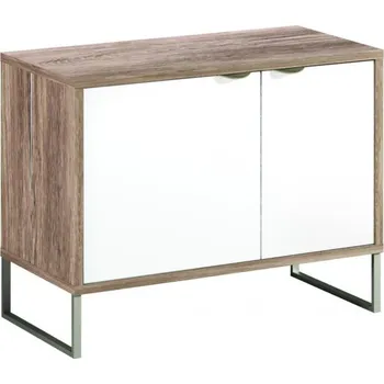 Botník Botník dub halifax/bílý lesk DENVER