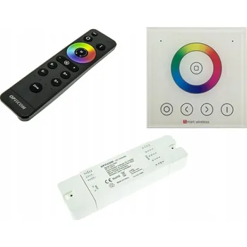 LED osvětlení Ovladač RGB LED pásků 12V 24V DC Výkon až 18A Dálkový Ovladač 2,4G