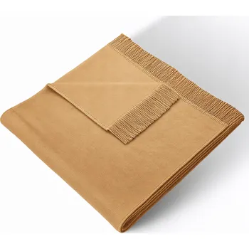 Prostěradlo Přehoz Moca Design bavlna 50 cm x 200 cm béžový