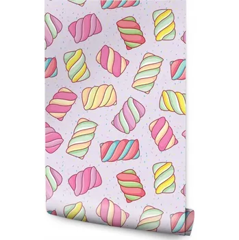 Fototapeta Mládežnická tapeta Barevné sladkosti Pěnové vzory