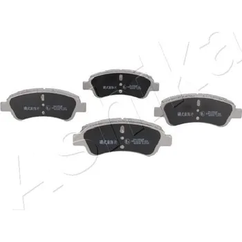 Brzdová destička Sada brzdových destiček, kotoučová brzda ASHIKA 50-00-0051