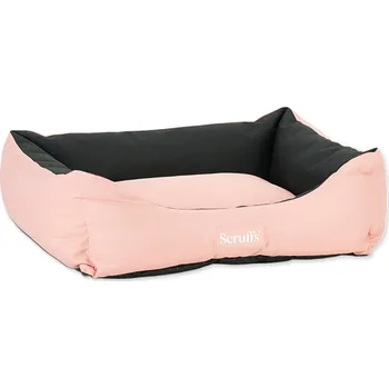 Pelíšek pro psa Pelech Scruffs Expedition Box Bed Rose Quartz M 60x50cm
