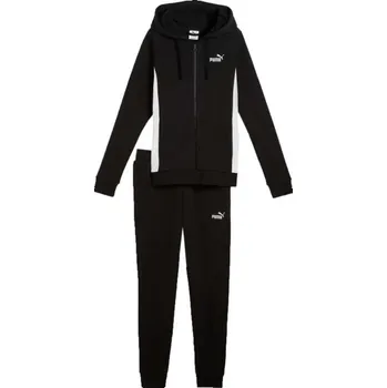 Dámská&nbsp;souprava Puma HOODED SWEAT SUIT TR XS Černá, Bílá