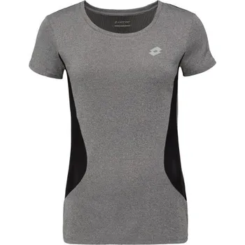 Dámské tričko Dámské triko na běhání Lotto RUNNING TEE XS Šedá, Černá, Stříbrná
