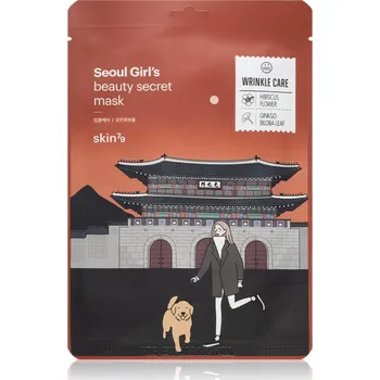 Kosmetika Skin79 Seoul Girl's Beauty Secret plátýnková maska proti vráskám 20 g