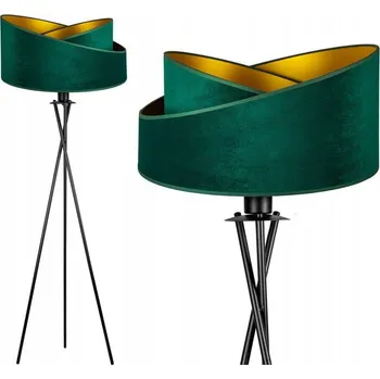 Stojací lampa Moderní Stojací Lampa Trojnožka se ZELENÝM Stínidlem #850