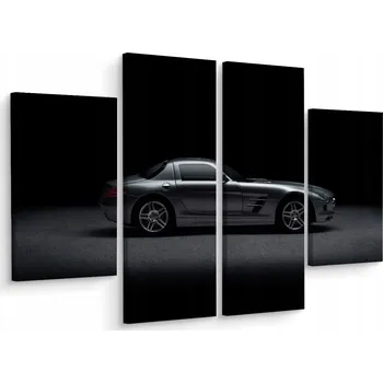 Obraz Vícedílný obraz SPORTOVNÍ AUTO 3D 200x150 cm