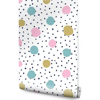 Fototapeta Tapeta Barevné Malované Tečky /1363973768