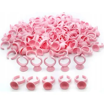 Odstranitelné tetování Kalíšky/Nádobky na pigment/inkoust pro tetování a permanentní make-up MakeUp RING S 100 Ks