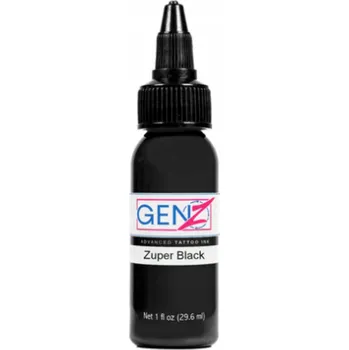 Tetovací barva INTENZE GEN-Z ZUPER BLACK 30 ml ČERNÁ barva na tetování