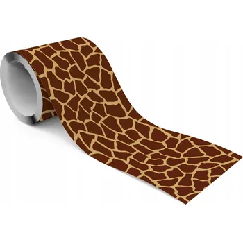 Fototapeta Samolepicí Dekorativní Bordura na Tapety Vzor Žirafí Skvrny Abstrakce