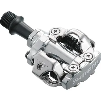 Pedál na kolo Pedály SHIMANO SPD PD-M540 stříbrné s kufry SM-SH51 v krabičce