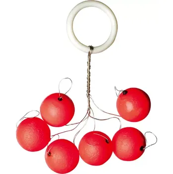 Signalizátor záběru Iron Trout plovák Leuchtpilot kulatý červený 20mm