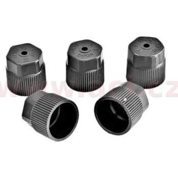 Auto-moto uzávěr servisního portu R134a HP M8x1 černý, vysokotlaká větev