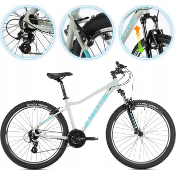 Horské kolo Horské kolo MTB ATTABO ALPE 1.0 17" Lehké Hliníkové Shimano Altus Suntour