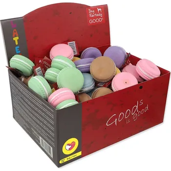 Hračka pro psa Displej Hračky Dog Fantasy Latex Macaroon set 60ks