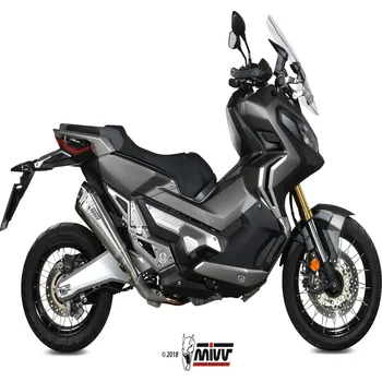 Výfuk pro motocykl MIVV Delta Race tlumič hluku z nerezové oceli / karbonová koncovka Honda X-ADV 750 H.066.LDRX