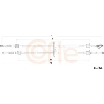 Převodovka Tazne lanko, rucni prevodovka COFLE 11.3301