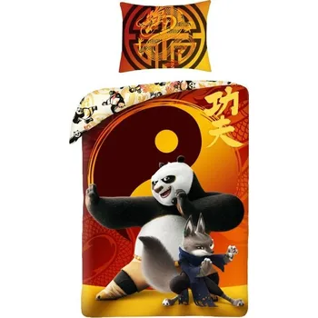 Povlečení HALANTEX Povlečení Kung Fu Panda Bavlna, 140/200, 70/90 cm