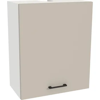 Kuchyňská skříňka Horní kuchyňská skříňka nad digestoř 60/72 CAPRI, korpus bílý, dvířka Kašmír Mat