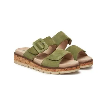 Dámské pantofle Nazouváky Caprice 9-27206-44 Zelená 37