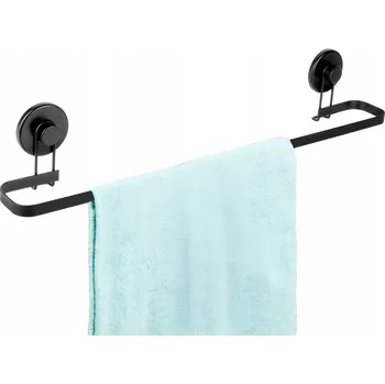 Držák na ručník Tyč na přísavky Excellent černá