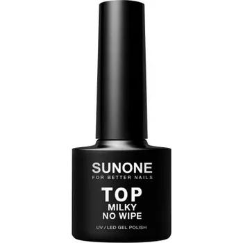 Lak na nehty SUNONE Milky 5 g top coat bez výpotku