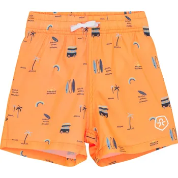 Plážový stan Plavky COLOR KIDS-Swim Shorts, AOP-3520-Orange Pop Oranžová 140