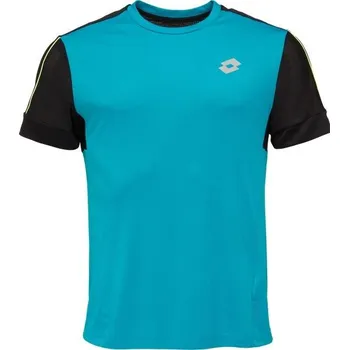Pánské tričko Pánské triko na běhání Lotto RUNNING TEE L Modrá, Černá, Stříbrná