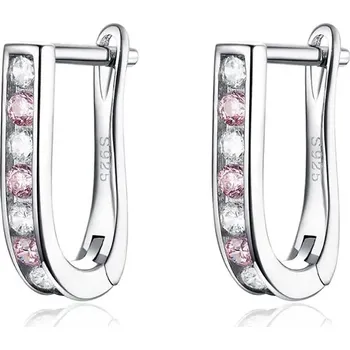 Náušnice Dámské stříbrné náušnice PINKMIA Ag 925