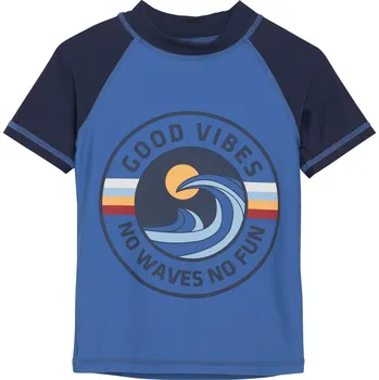 Pánské tričko Dětské triko na koupání COLOR KIDS-T-shirt W. Print-7552-Delft Modrá 128