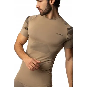 Pánské tričko Termoaktivní tričko s krátkým rukávem SPAIO Tactical ASG pánské béžové XXL
