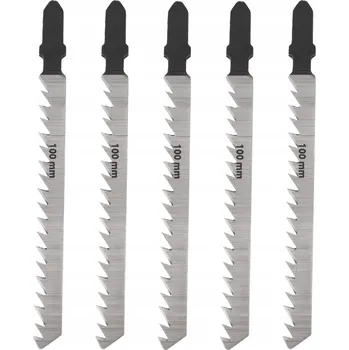 Pilový plátek PILOVÉ LISTY DO PŘÍMOČARÉ PILY UCHYCENÍ "T", dřevo/plast, 4,0x100mm 5ks