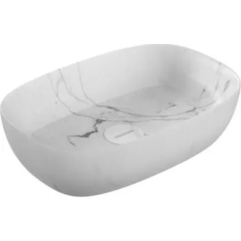 Umyvadlo Umyvadlo na desku Antonio Lupi Senso Bianco Carrara