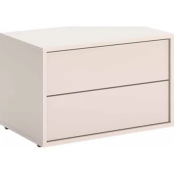 Noční stolek Noční stolek Bruno 2 zásuvky kašmírový