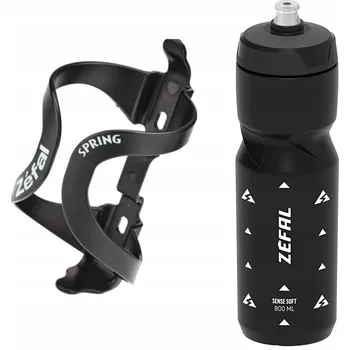 Košík na láhev ZEFAL SPRING + ZEFAL SENSE 800ml Košík na láhev + Lahev Na Pití
