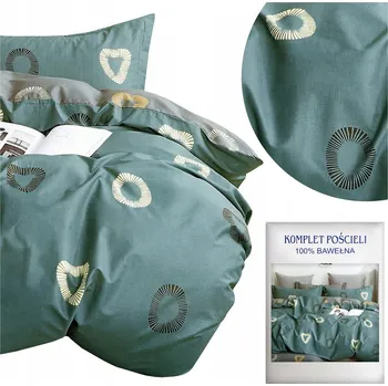 Povlečení Povlečení 160x200 Sada 3 dílná Bavlněný Satén Stylová Aida