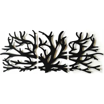 Věšák Šatní ramínko kovový Decolicious černý