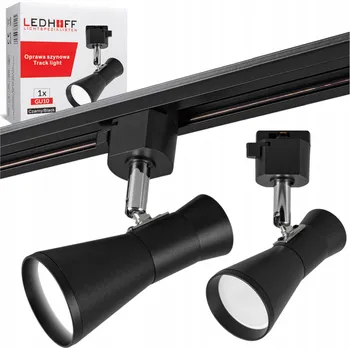 Bodové svítidlo LED lištový reflektor svítidlo pro žárovku GU10 LIŠTOVÝ SYSTÉM spot černý