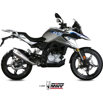 Výfuk pro motocykl MIVV Delta Race tlumič výfuku BMW G310GS nerezová ocel/karbonová koncovka BMW G 310 GS 2017-2021