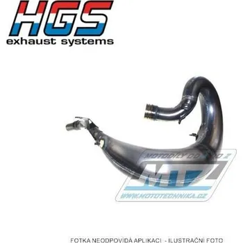 Výfuk pro motocykl Koleno výfuku HGS - Kawasaki KX65 / 02-24 HGS-KAW.001-PIPE