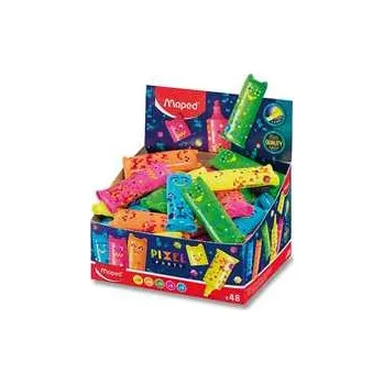 Zvýrazňovač Zvýrazňovač Maped Pixel Party Mini stojánek, 48 ks,rychlé dodání