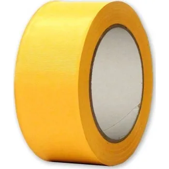 Lepicí páska Páska maskovací UV PVC žlutá rýhovaná – 30 mm × 33 m
