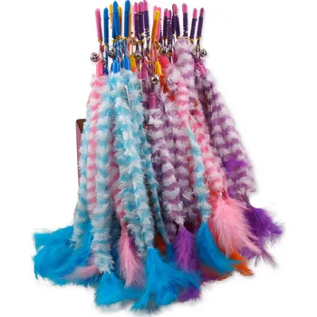 Hračka pro kočku Hračka Magic Cat šidítko bavlna 40cm+45cm 24ks