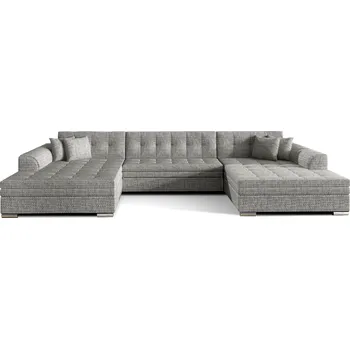 Sedací souprava Rohová rozkládací sedací souprava VENTO 359 cm Berlin 01 šedá