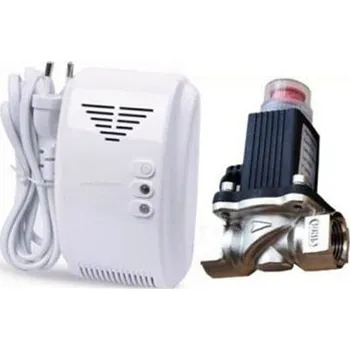 Instalatérský materiál GD 102+Ventil VC 102, sada detektor úniku plynů 12V se sirénou a elektrický uzavírací ventil přívodu plynu Provedení: 1/2"