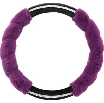 Autodoplněk Potah volantu DIAMOND fialový Compass