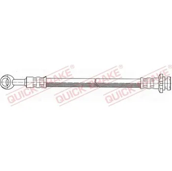 Brzdová hadice Brzdová hadice QUICK BRAKE 50.981