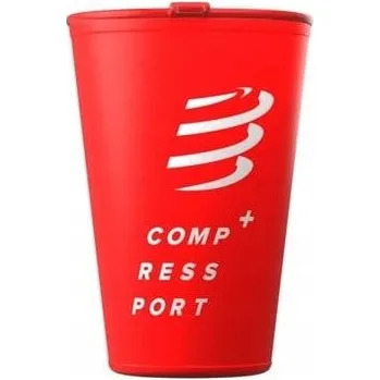Měkký lahev na pití (softflask) Compressport Fast Cup 200 ml červený