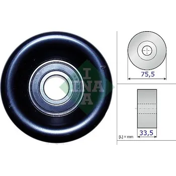 Napínací kladka, žebrovaný klínovy řemen Schaeffler INA 531 0827 10